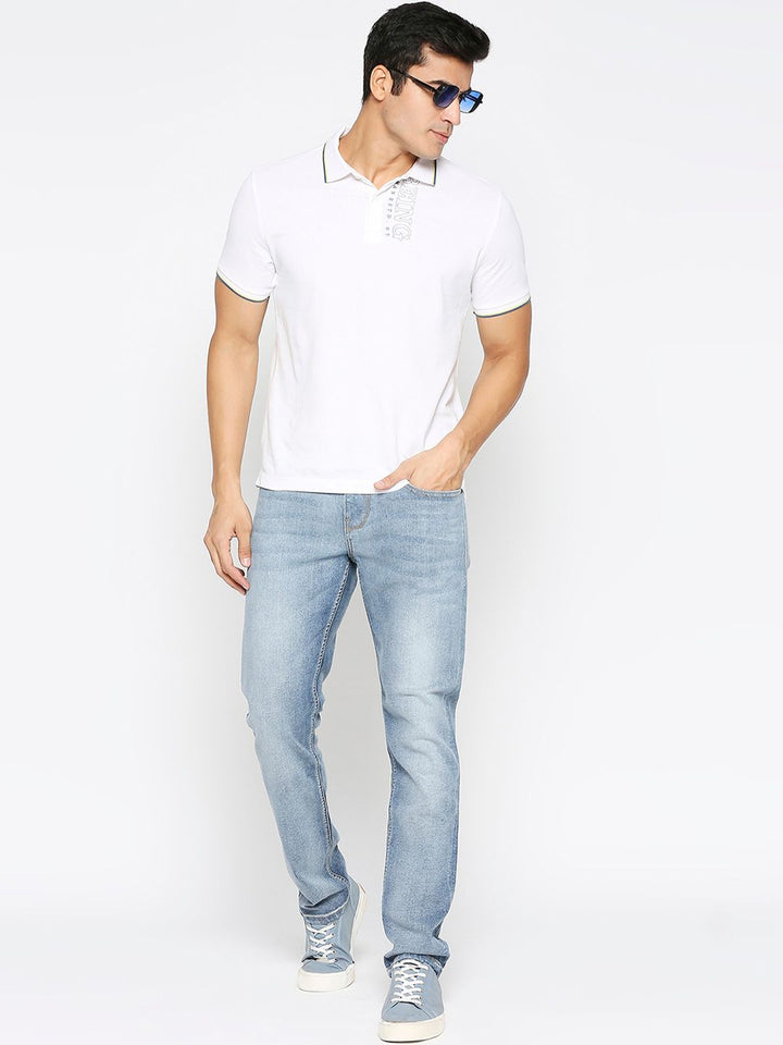 Being Human Men Slim Fit Clean Look Heavy Fade Jeans