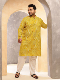 SOJANYA PLUS Floral Printed Mandarin Collar Straight Kurta