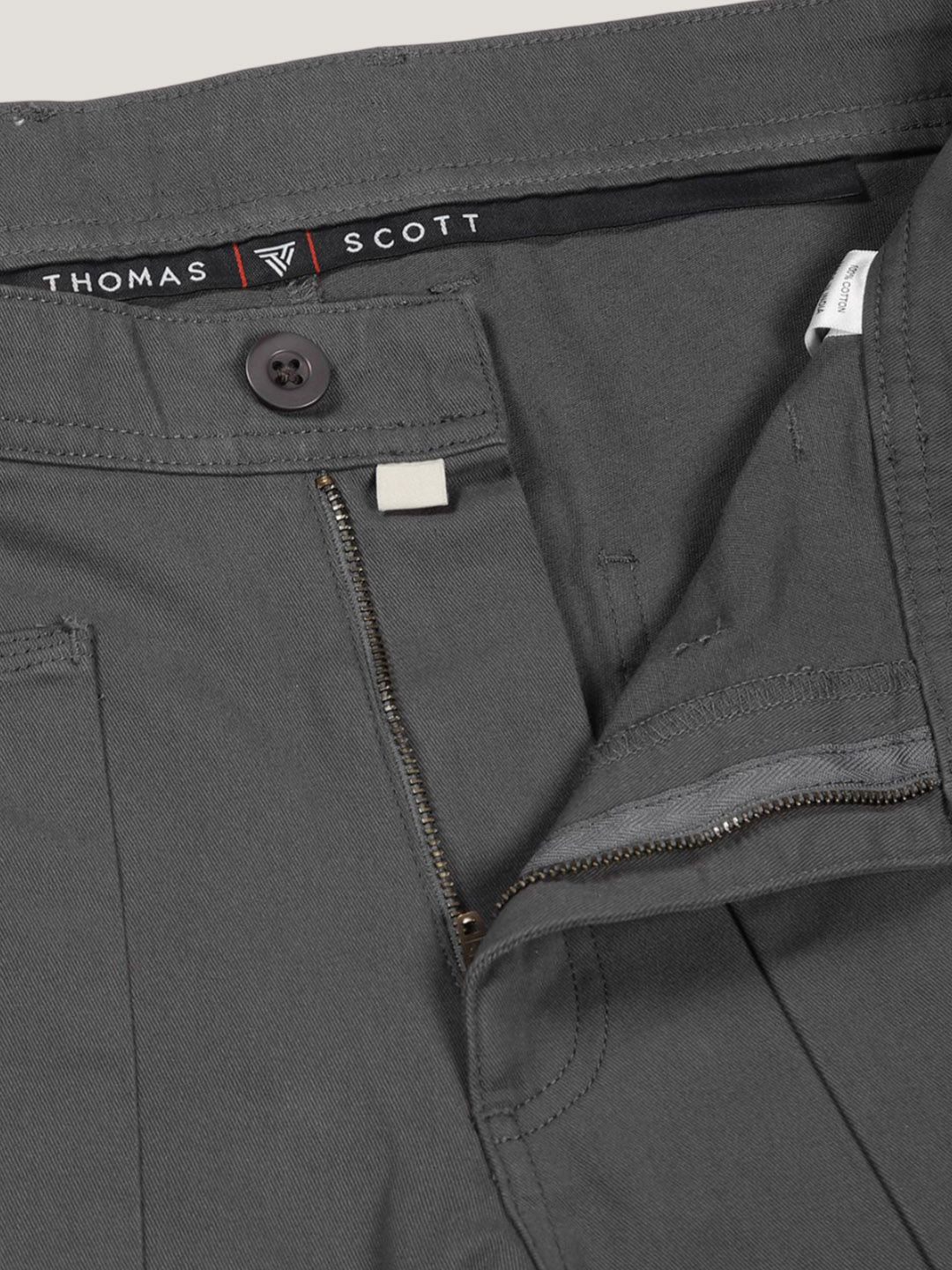 Thomas Scott Men Smart Straight Fit Easy Wash Trousers