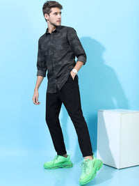 HIGHLANDER Men Black Tapered Fit Chinos