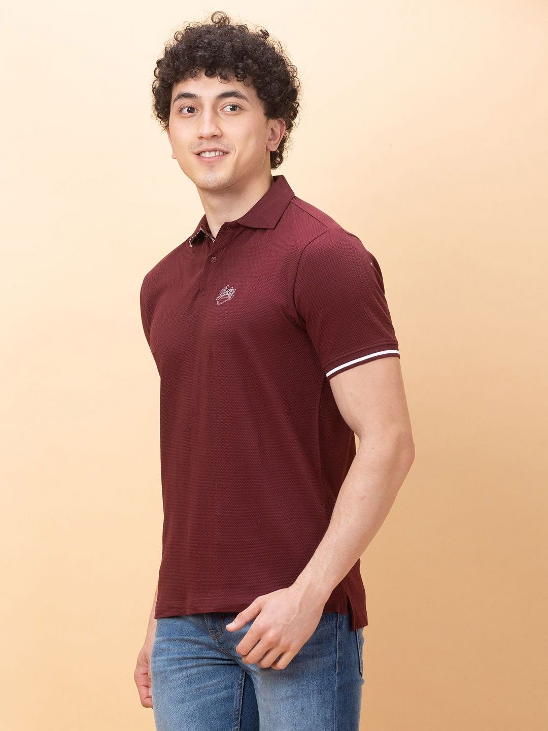 Being Human Men Polo Collar T-shirt