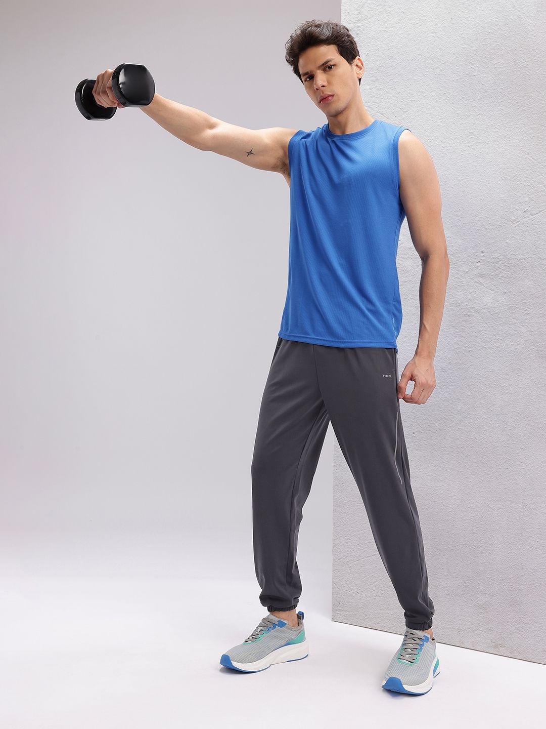 HRX by Hrithik Roshan Men Mid-Rise Rapid-Dry Training Joggers