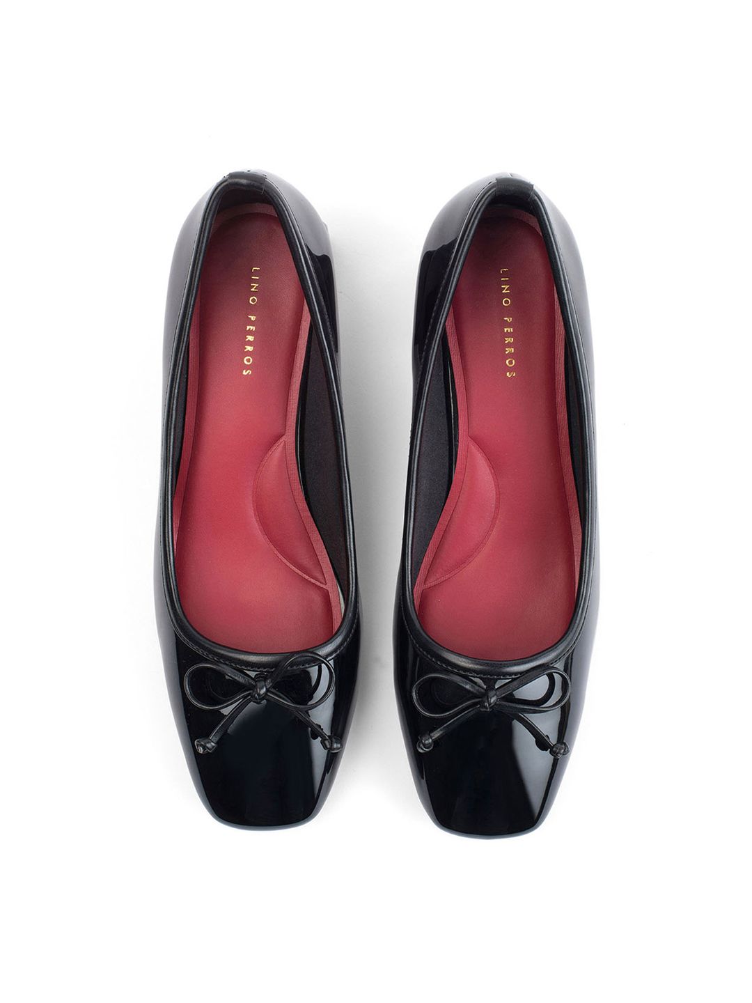 Lino Perros Hepburn Noir Women Block Heel Pumps with Bows
