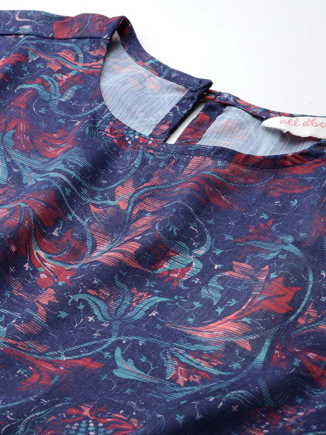 all about you Floral Print Fit & Flare Dress