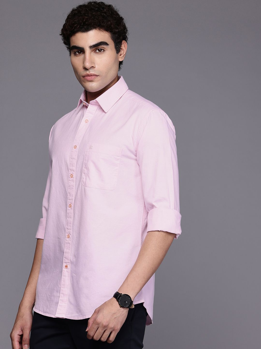 Raymond Pure Cotton Slim Fit Casual Shirt