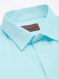 The Indian Garage Co. X Luxe Men Solid Slim Fit Opaque Formal Shirt
