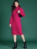 DressBerry Ribbed Acrylic Bodycon Dress