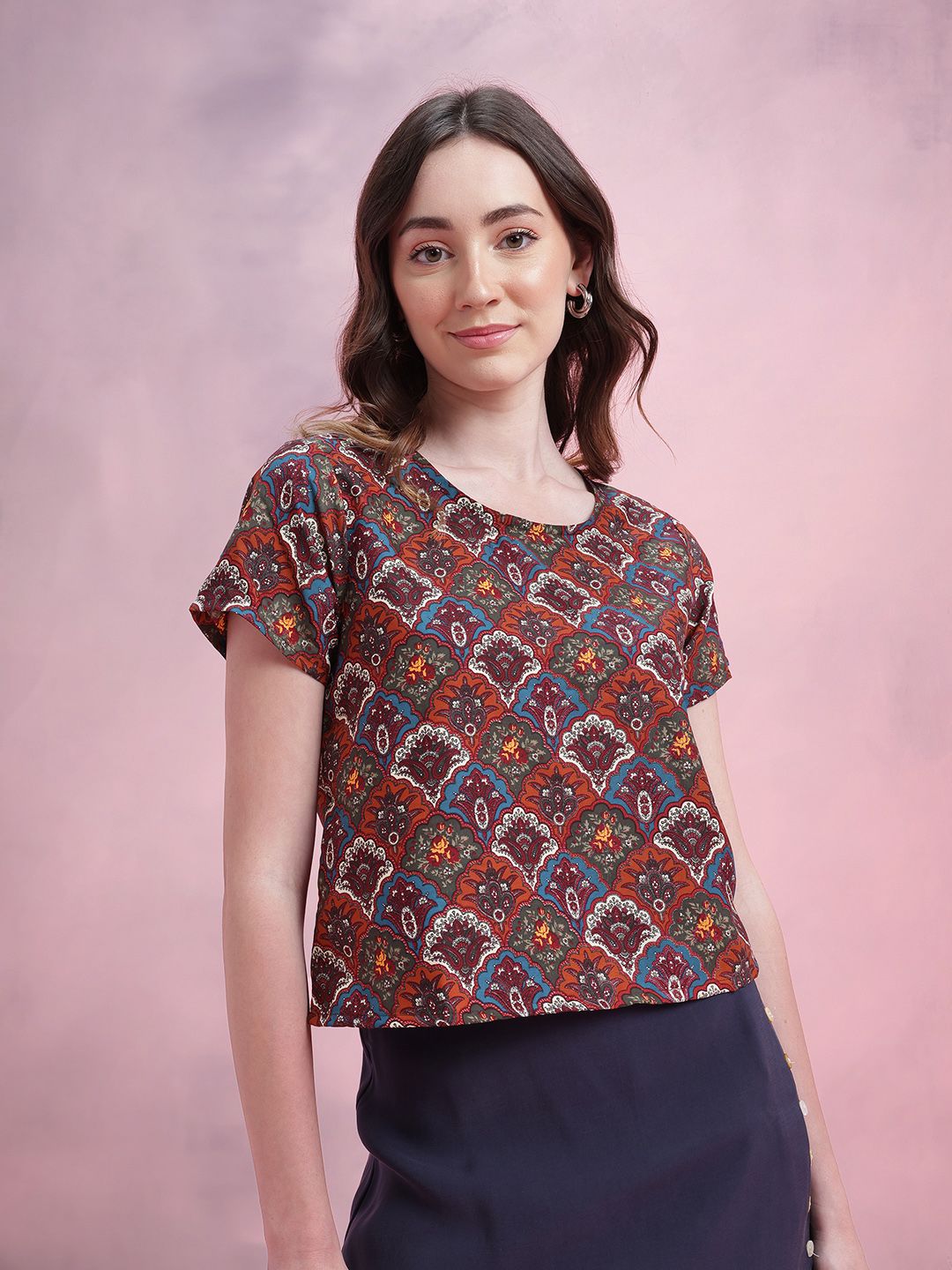 DressBerry Ethnic Printed Top