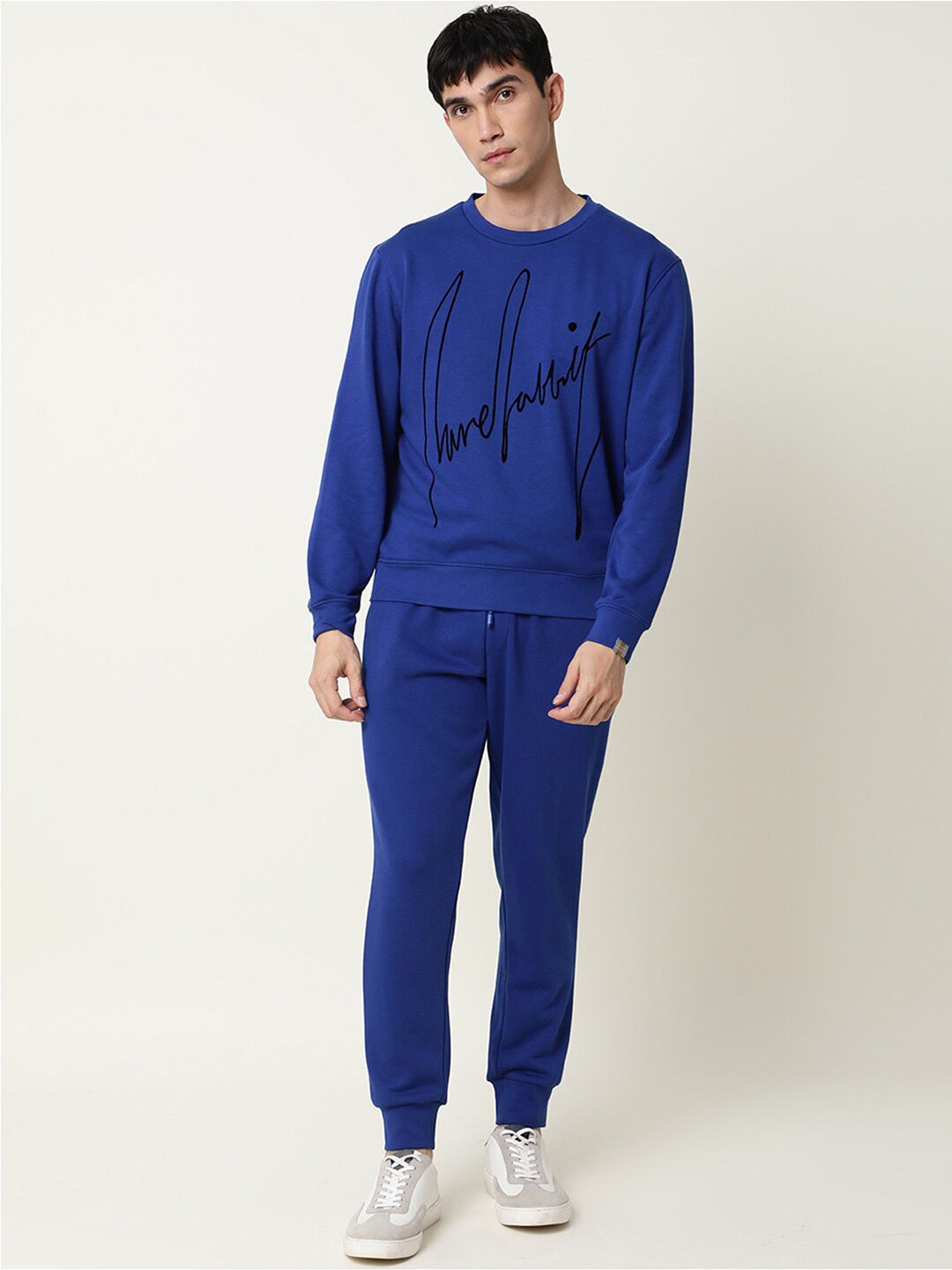 RARE RABBIT Men Flocker Printed Sweatshirt