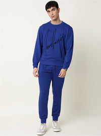 RARE RABBIT Men Flocker Printed Sweatshirt