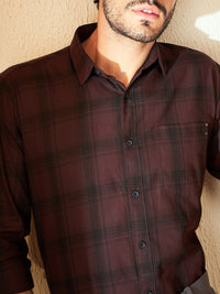 DENNISON Smart Checked Casual Shirt