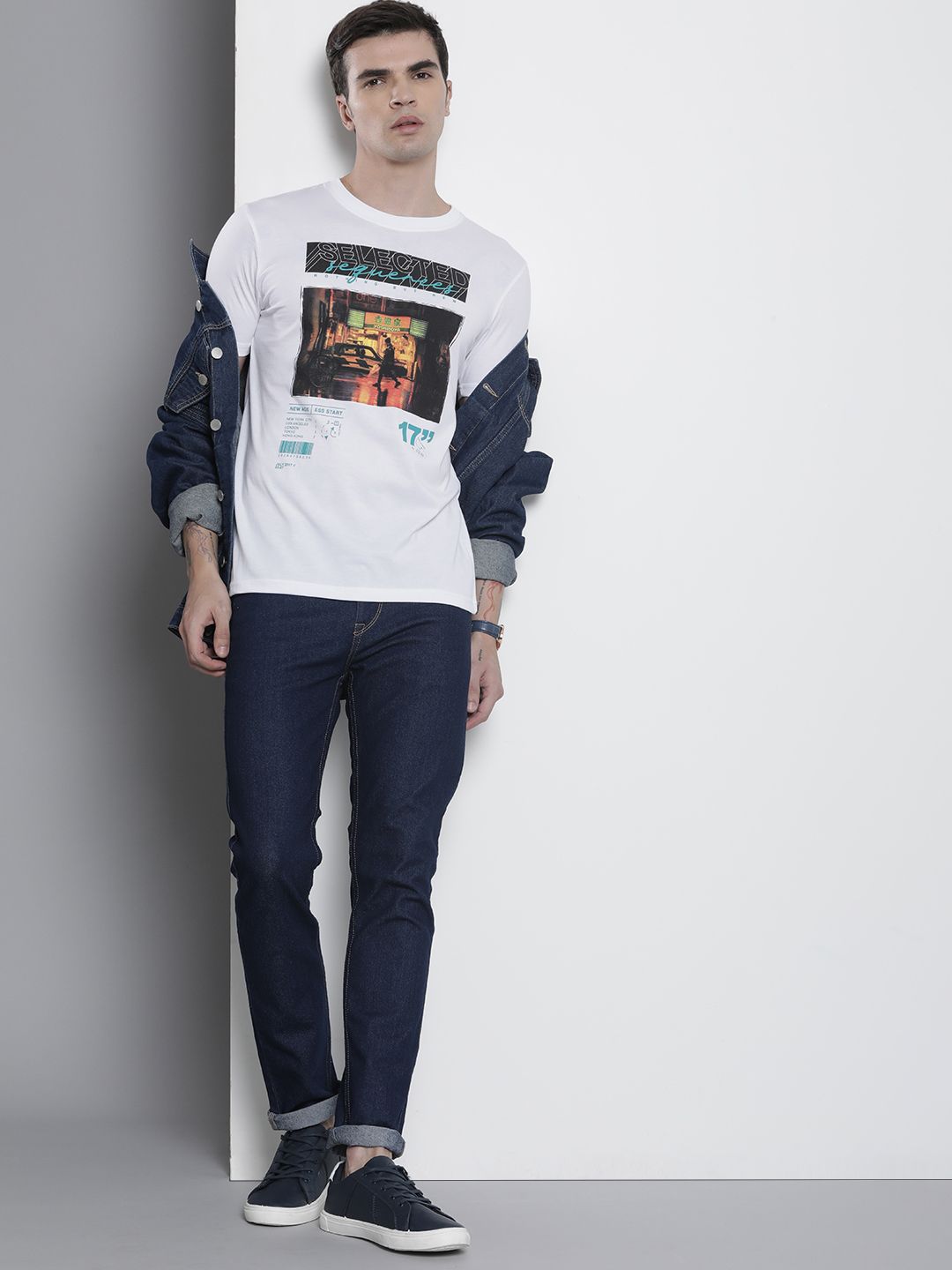 The Indian Garage Co Typography Printed T-shirt