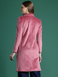 DressBerry Notched Lapel Collar Overcoat