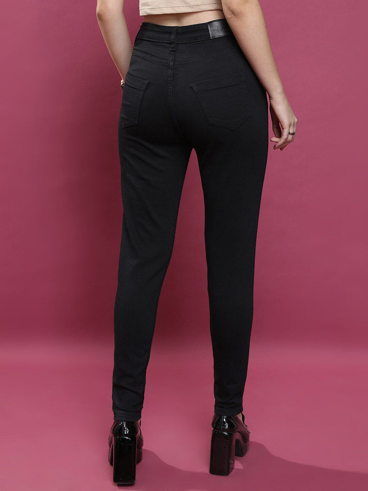 Basics By Tokyo Talkies Women Skinny Fit Clean Look Stretchable Jeans