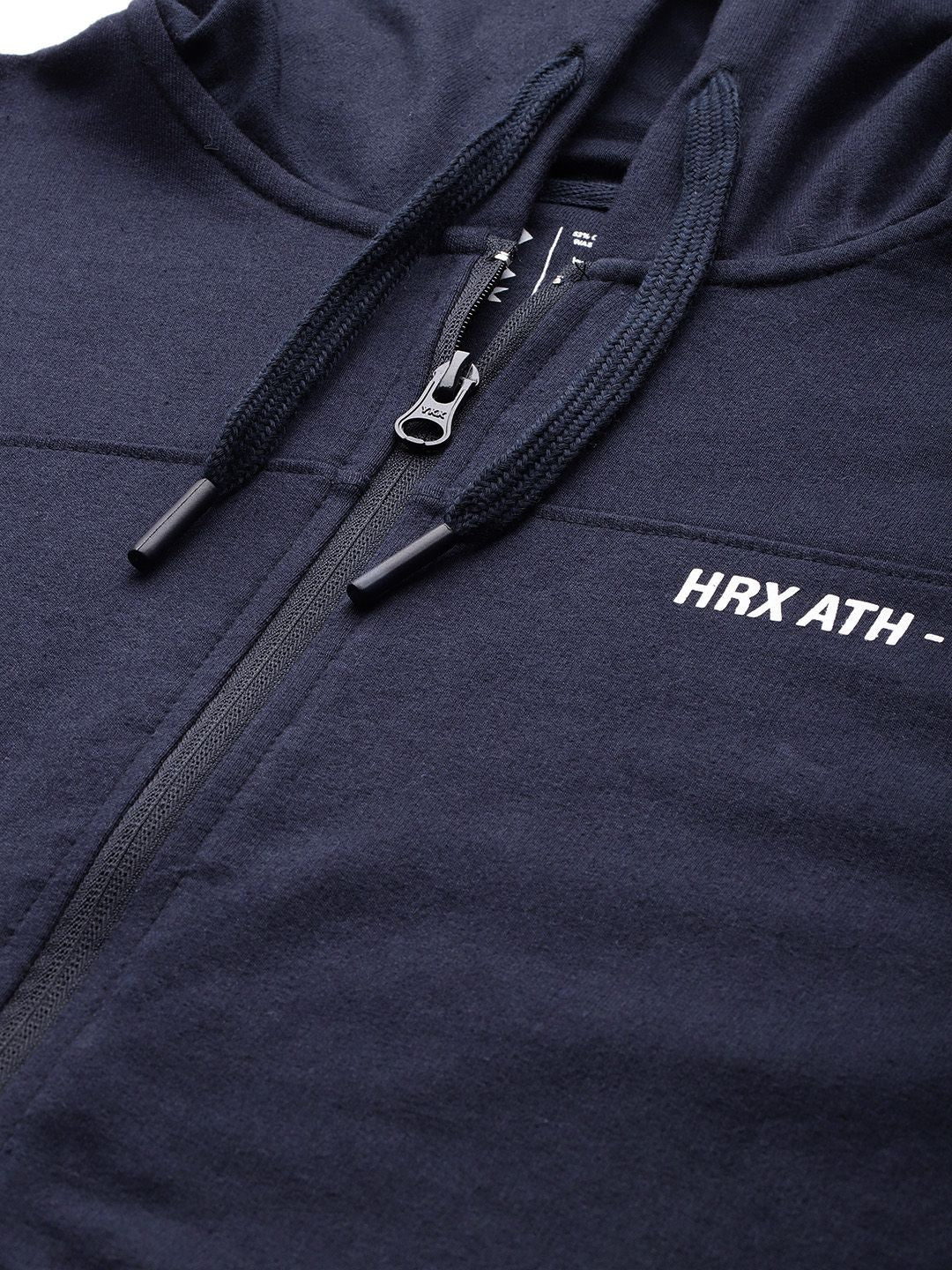 HRX by Hrithik Roshan Typography Printed Hooded Sweatshirt