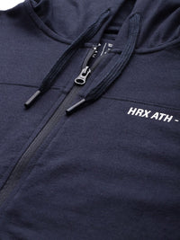 HRX by Hrithik Roshan Typography Printed Hooded Sweatshirt