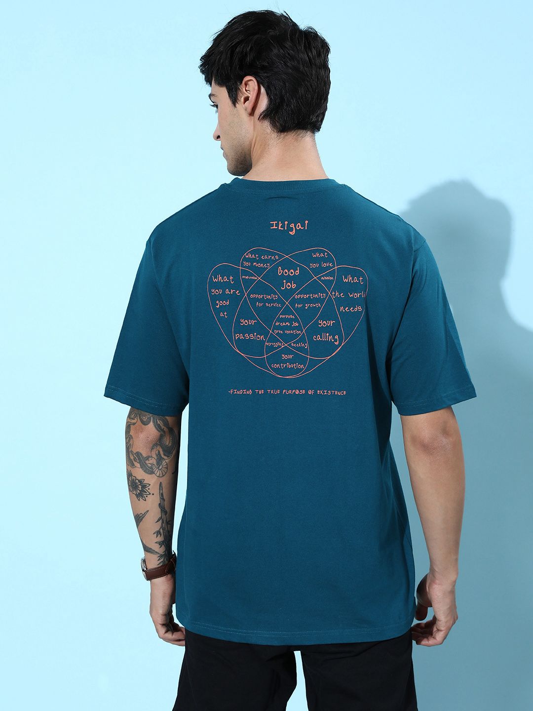 DILLINGER Graphic Printed Oversized T-shirt