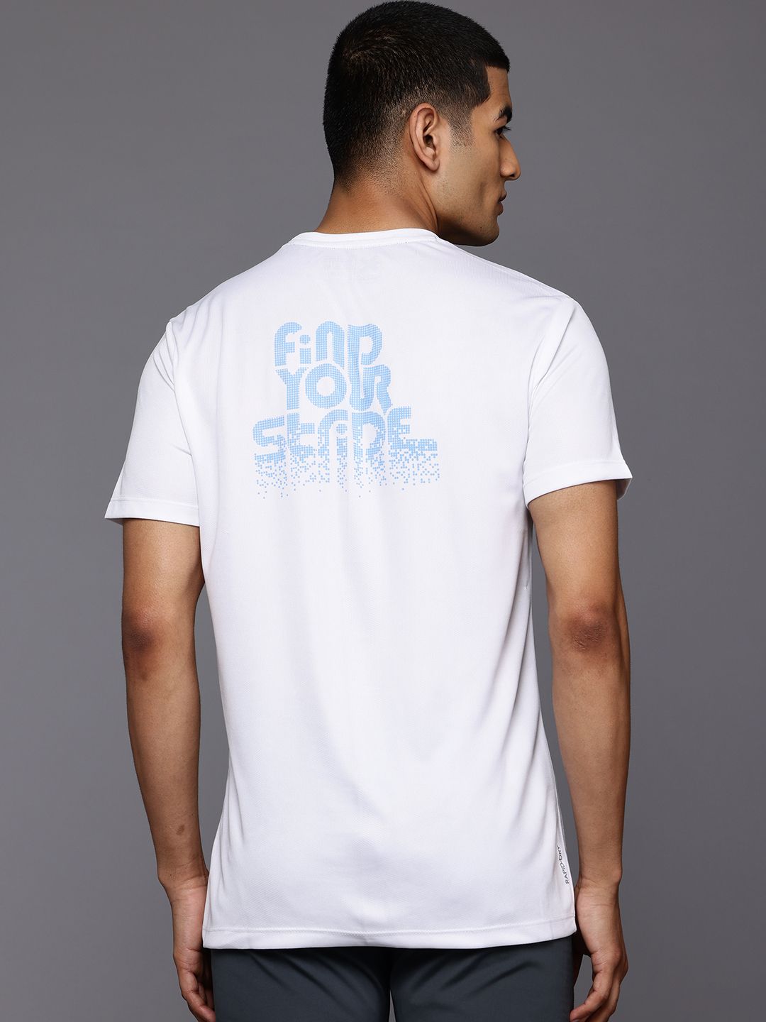 HRX by Hrithik Roshan Typography Printed Rapid-Dry Running T-shirt