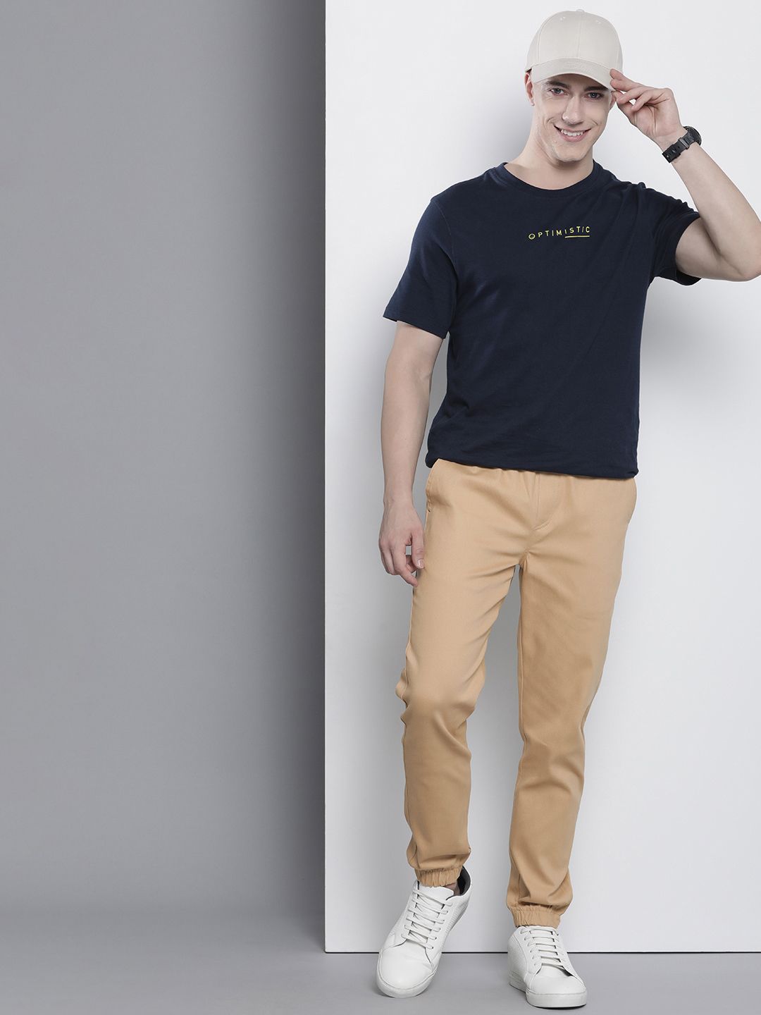 The Indian Garage Co Men Slim Fit Joggers