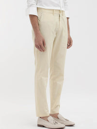 RARE RABBIT Harlow Mid-Rise Pure Cotton Regular Fit Trouser