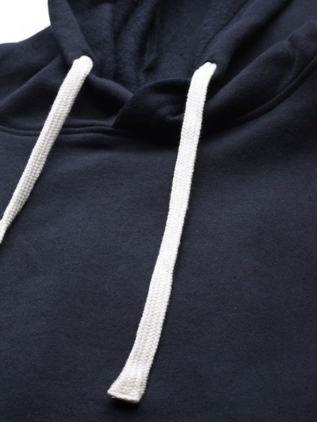 Campus Sutra Women Navy Blue Hooded Sweatshirt