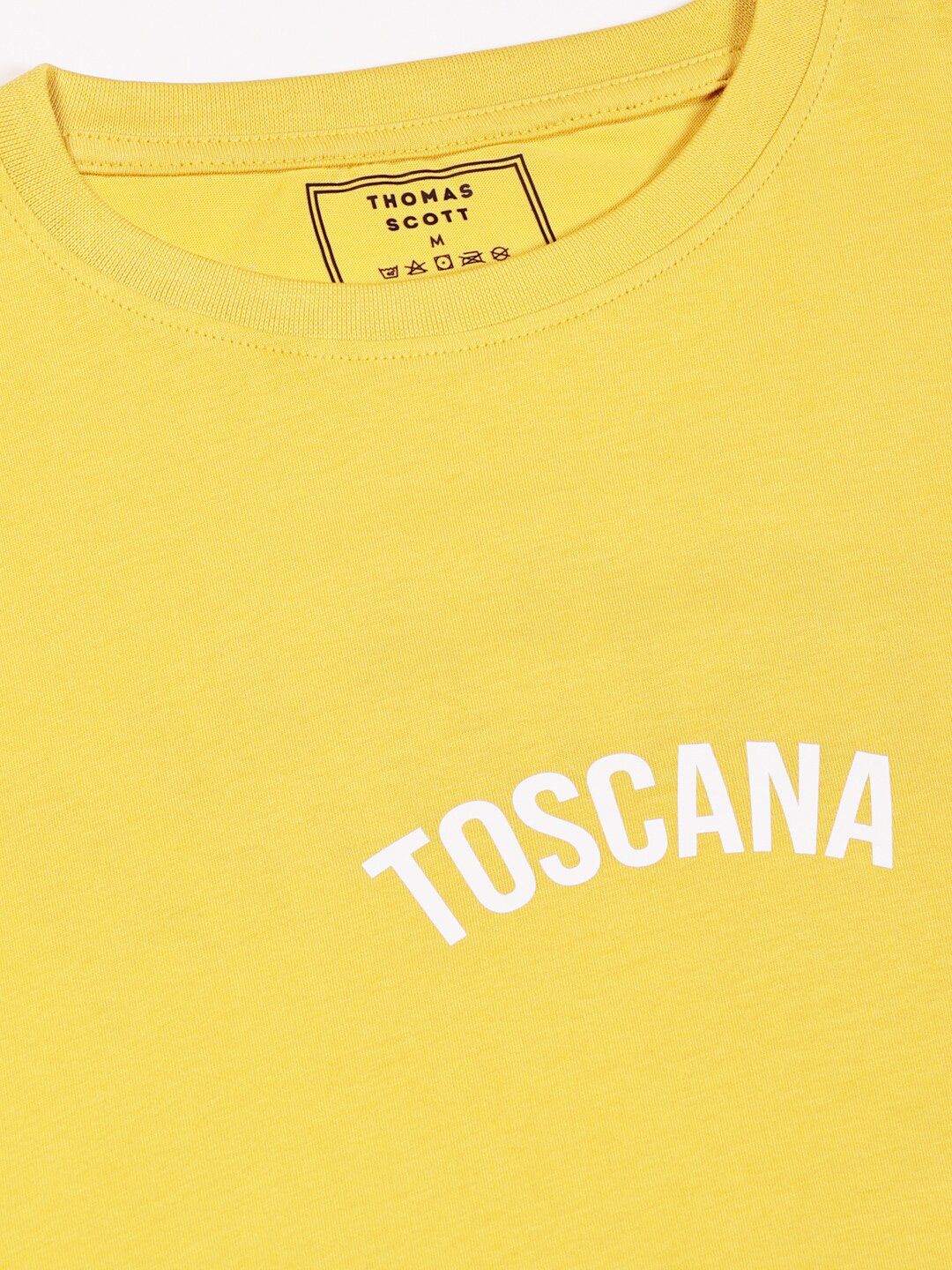 Thomas Scott Graphic Printed Round Neck Drop-Shoulder Sleeves Bio Finish T-shirt