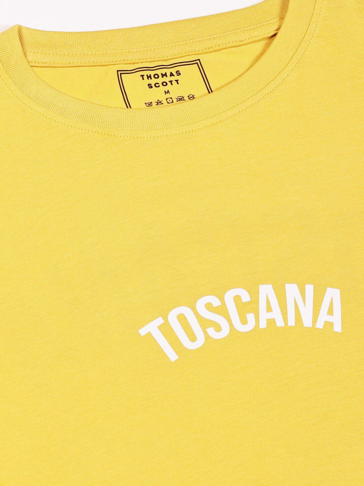 Thomas Scott Graphic Printed Round Neck Drop-Shoulder Sleeves Bio Finish T-shirt