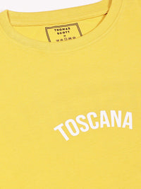 Thomas Scott Graphic Printed Round Neck Drop-Shoulder Sleeves Bio Finish T-shirt