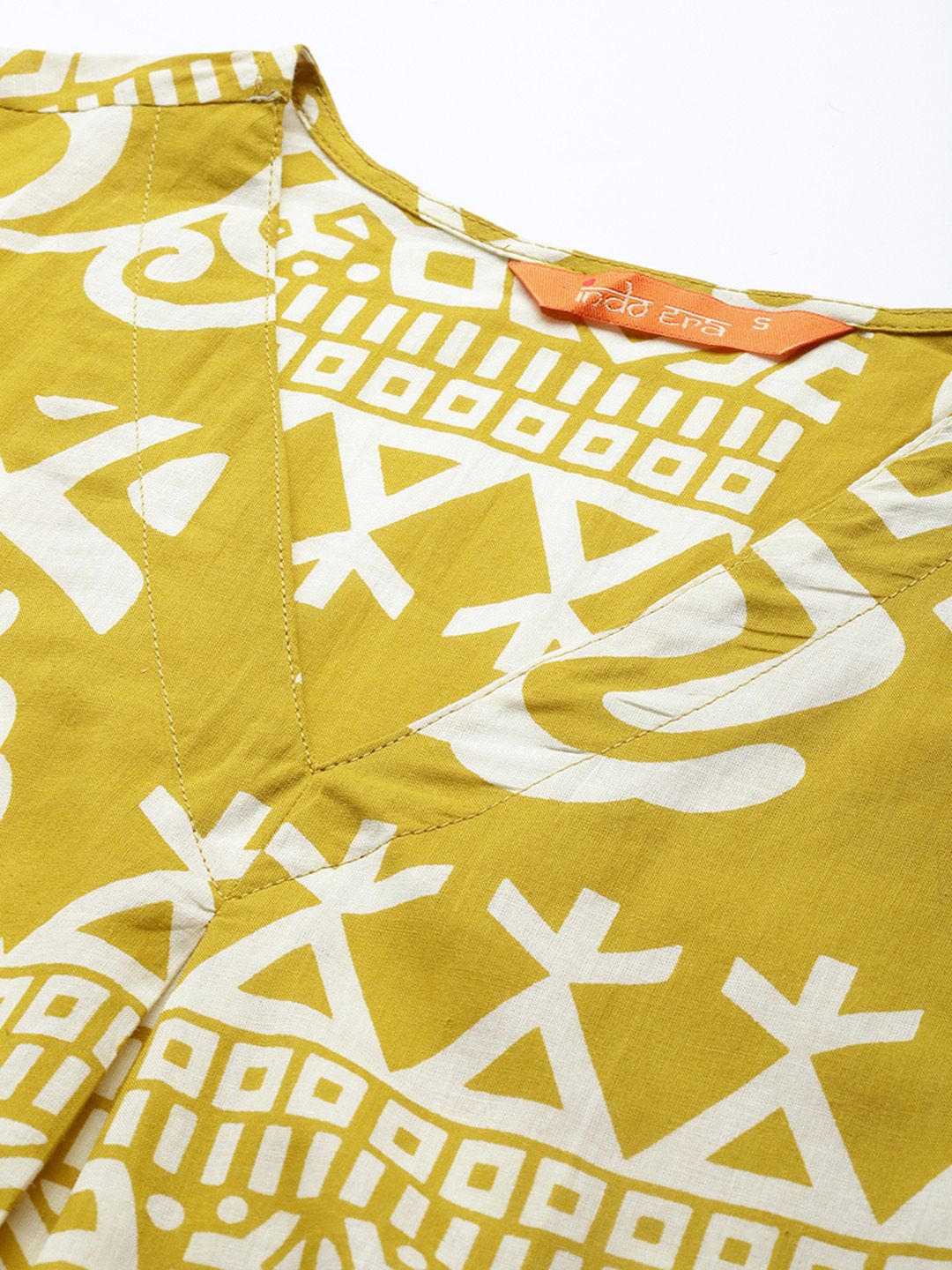 Indo Era Tribal Printed Pure Cotton Kurta with Trousers
