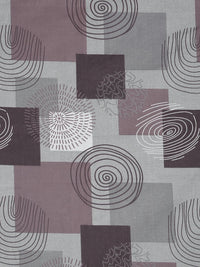 Moda Rapido X KLOTTHE Purple Printed Pure Cotton Single Bedsheet With Pillow Covers