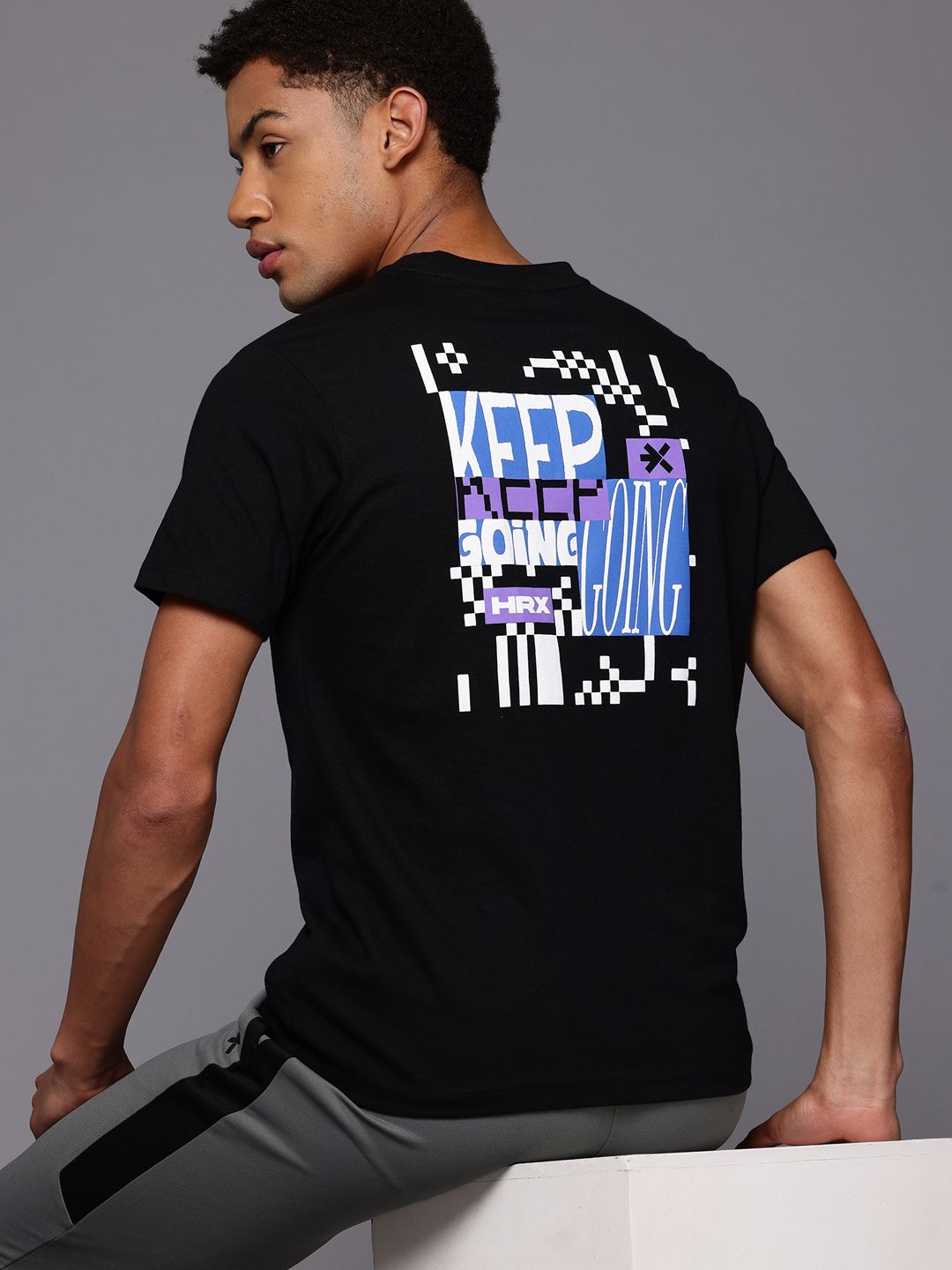 HRX by Hrithik Roshan Typography Print Lifestyle T-shirt