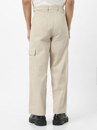 Urbano Fashion Men Loose Baggy Fit Solid Cargo Cotton Pant with 6 Pockets Non-Stretchable