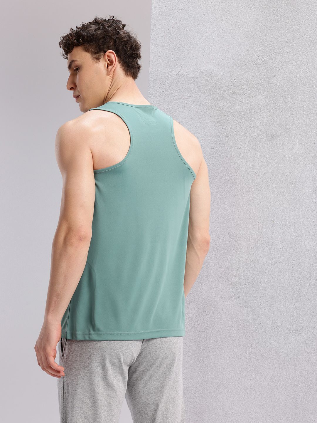 HRX by Hrithik Roshan Geometric Print Rapid-Dry Running Tank T-shirt
