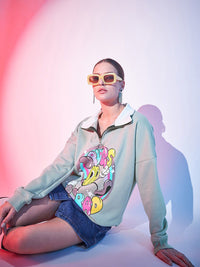 STREET 9 Graphic Printed Pullover