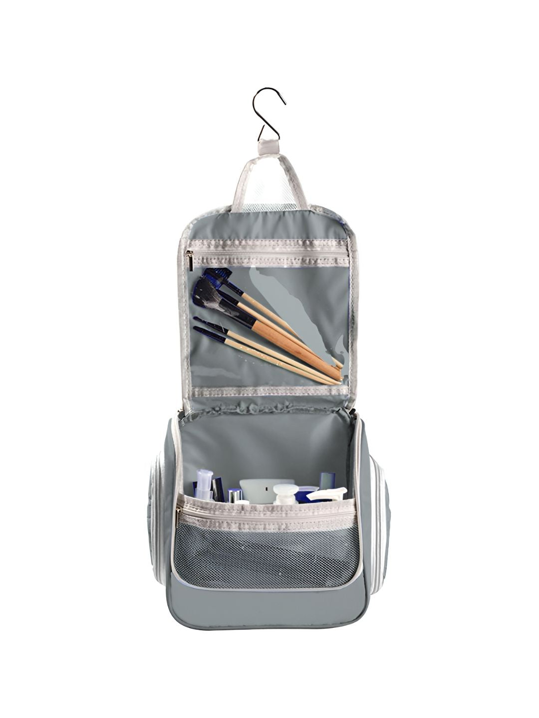 Cortina Grey Water Resistant Makeup Organiser