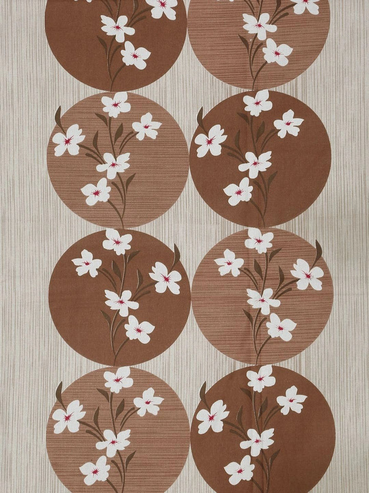 Moda Rapido X KLOTTHE Coklat & Beige Floral 400 TC Cadar Single dengan 1 Sarung Bantal