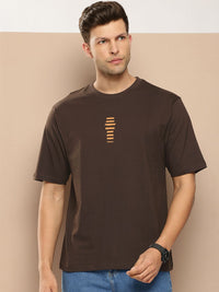 Difference of Opinion Men Typography Printed Pure Cotton T-shirt