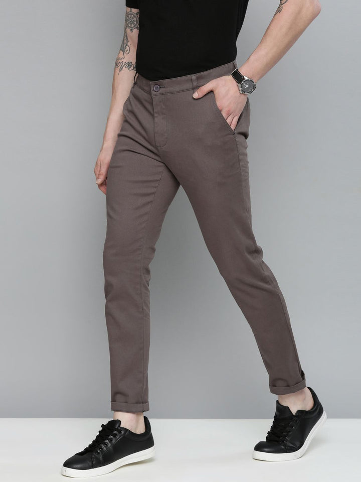 The Indian Garage Co Men Slim Fit Trousers