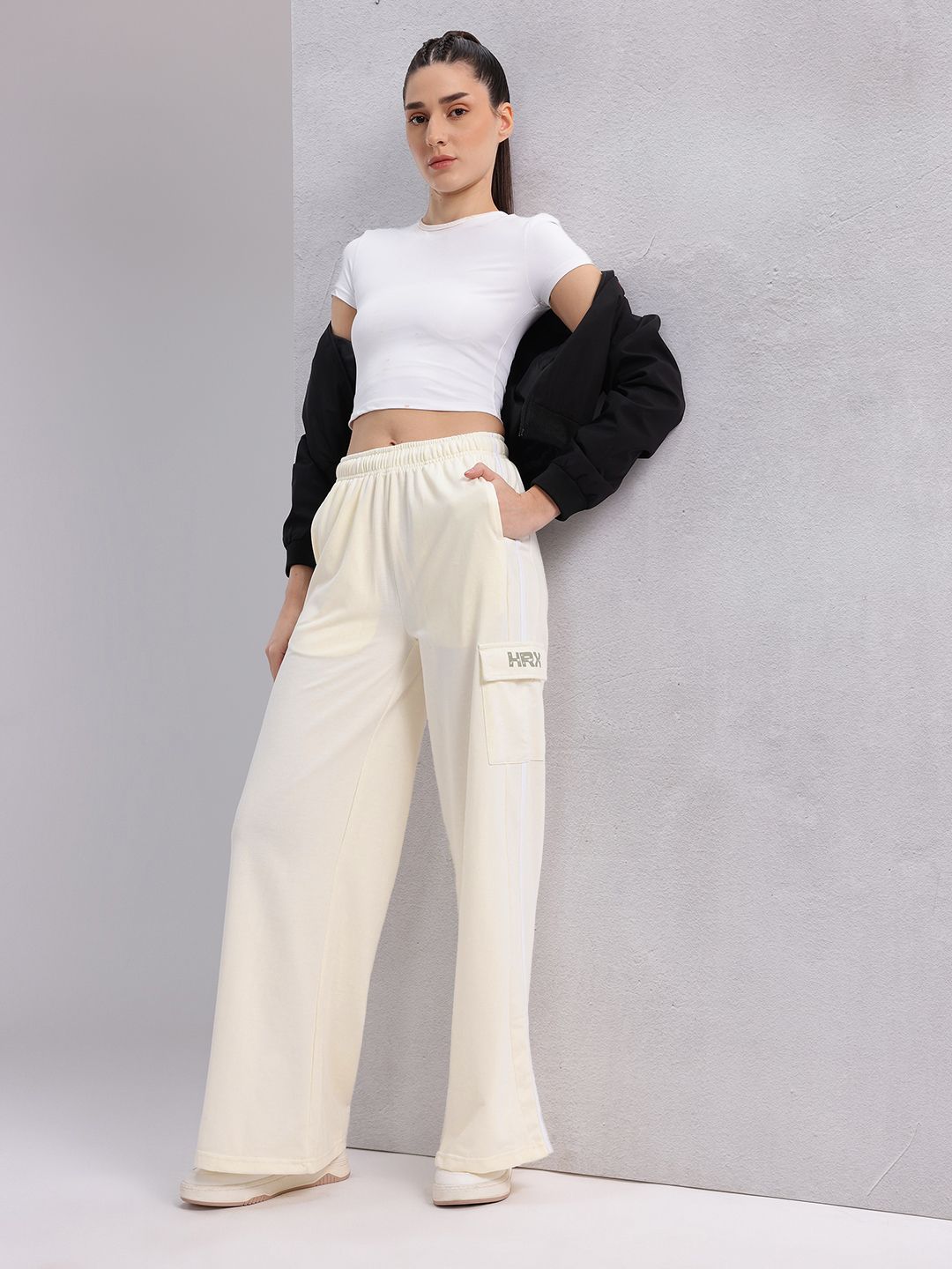 HRX by Hrithik Roshan  Women Lifestyle Cargo Track Pants