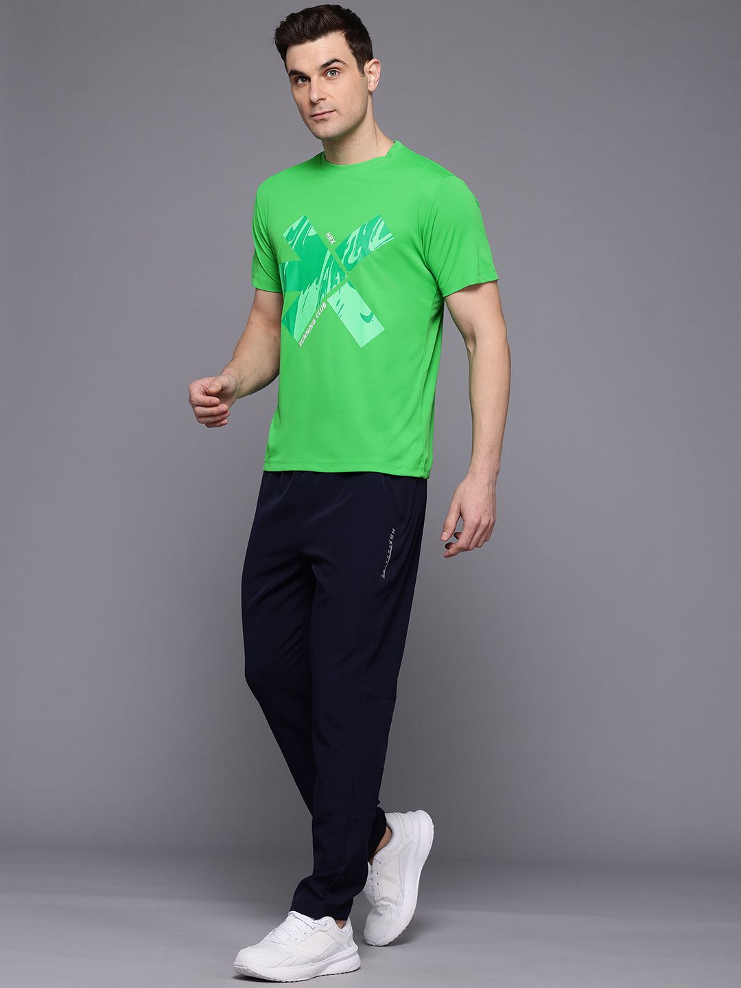 HRX by Hrithik Roshan Rapid-Dry Printed Training T-shirt