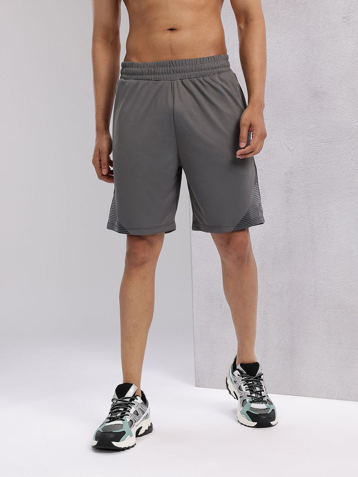HRX by Hrithik Roshan Men Stripe Detail Training Shorts