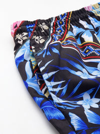 The Indian Garage Co Men Tropical Printed Short with Shirt