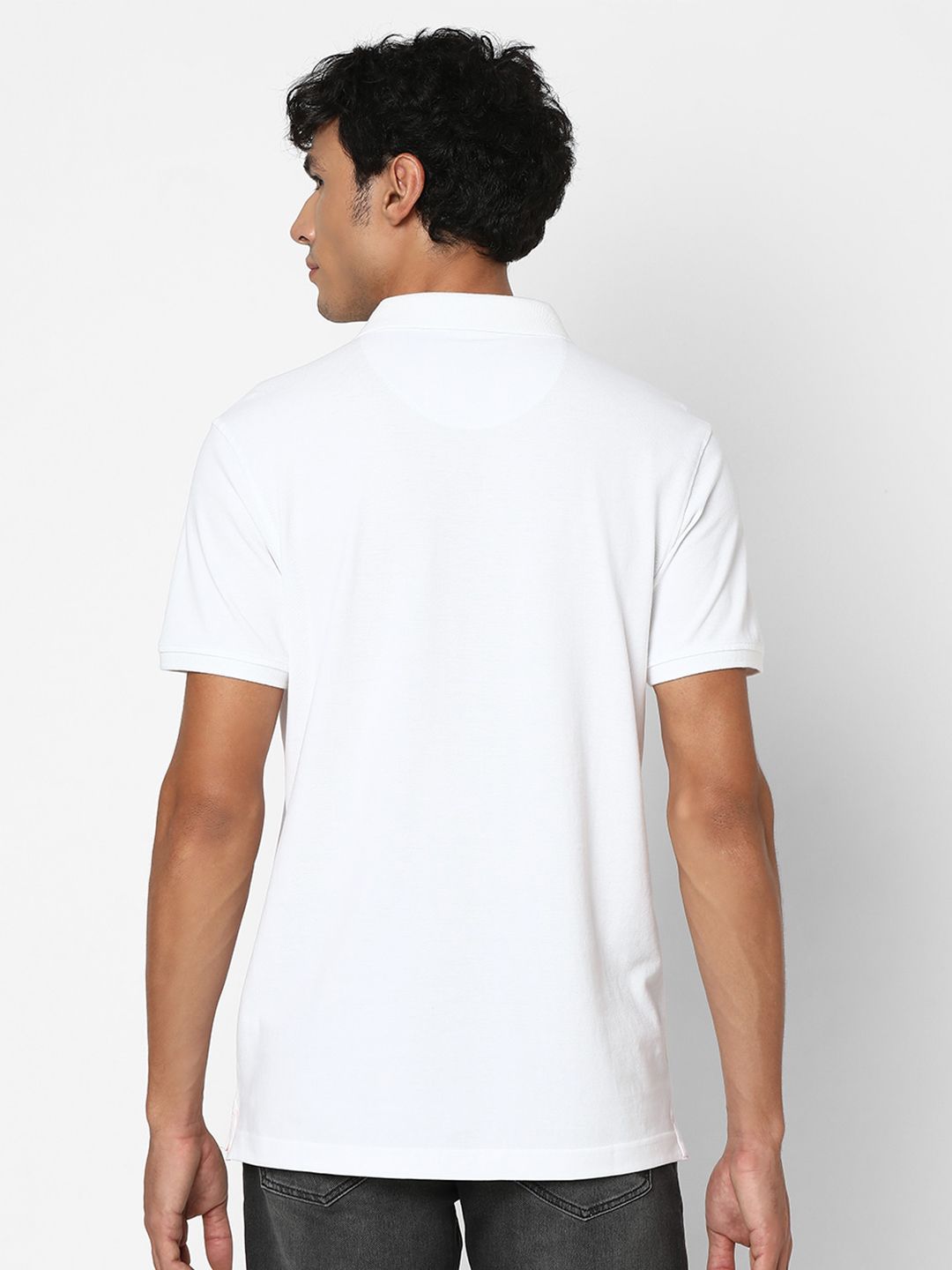 SPYKAR Regular Fit Polo Collar Short Sleeve Cotton T-shirt
