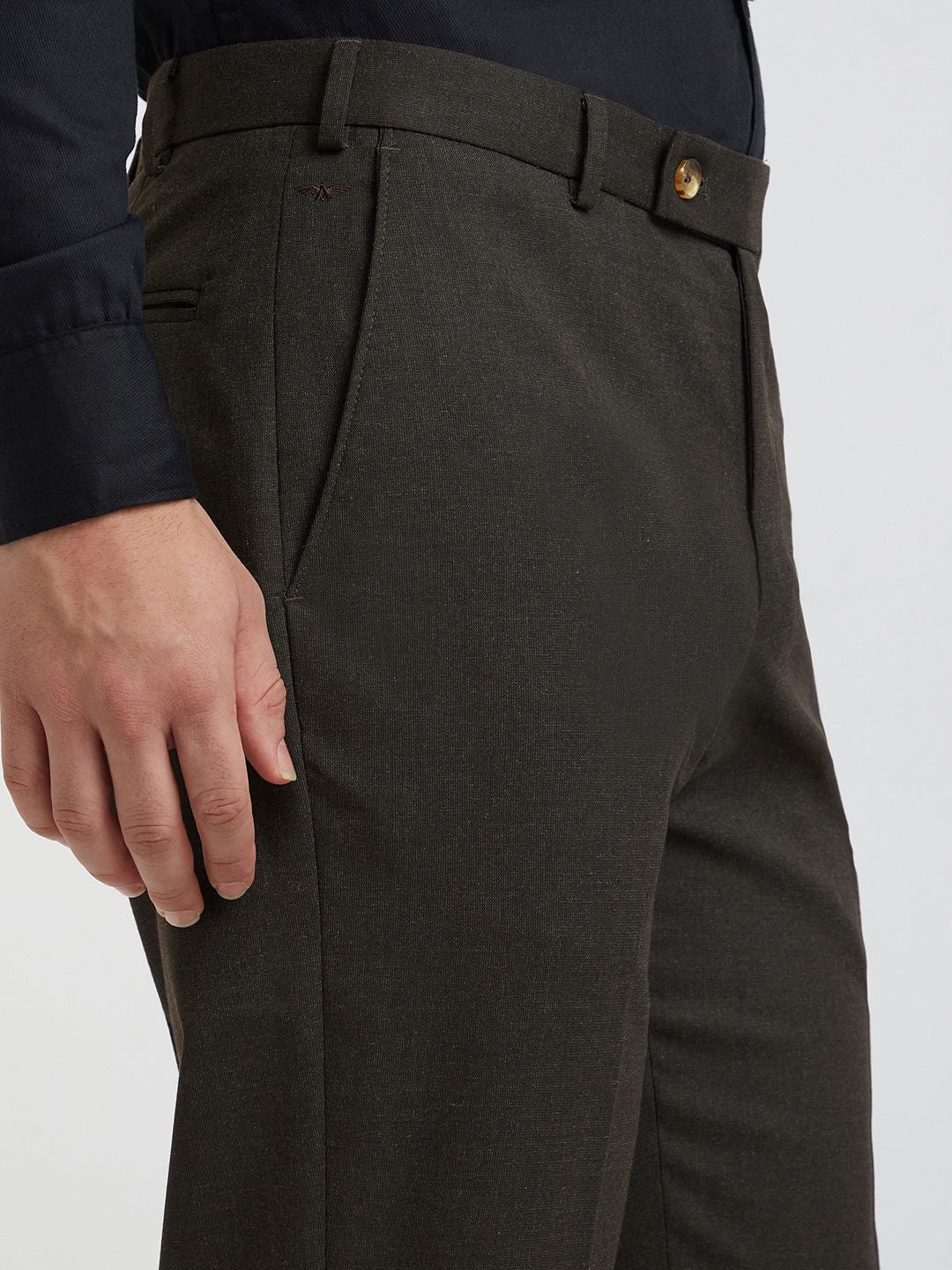 Park Avenue Men Regular Fit Formal Trousers