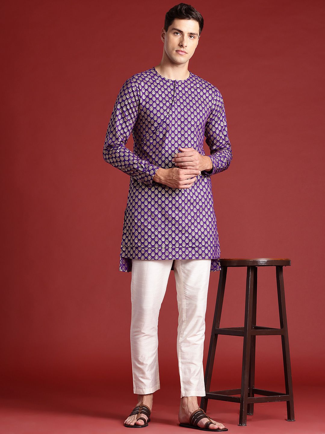 Anouk Ethnic Printed Pure Cotton Kurta