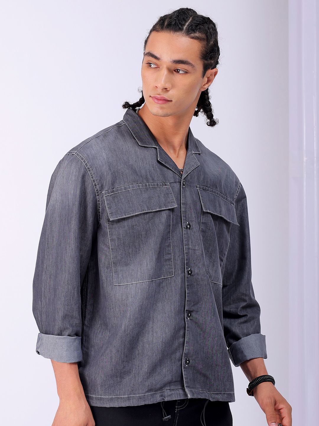 The Indian Garage Co Men Boxy Opaque Casual Shirt