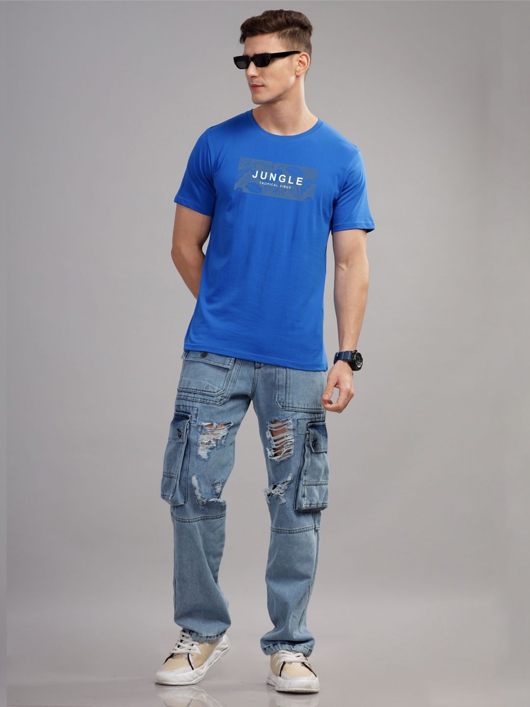 ADRO Men Printed T-shirt