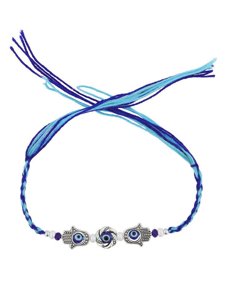 Voylla Hamsa Tangan Evil Eye Beaded Benang Rakhi