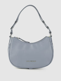 Lino Perros Women Grey Solid Structured Baguette Bag