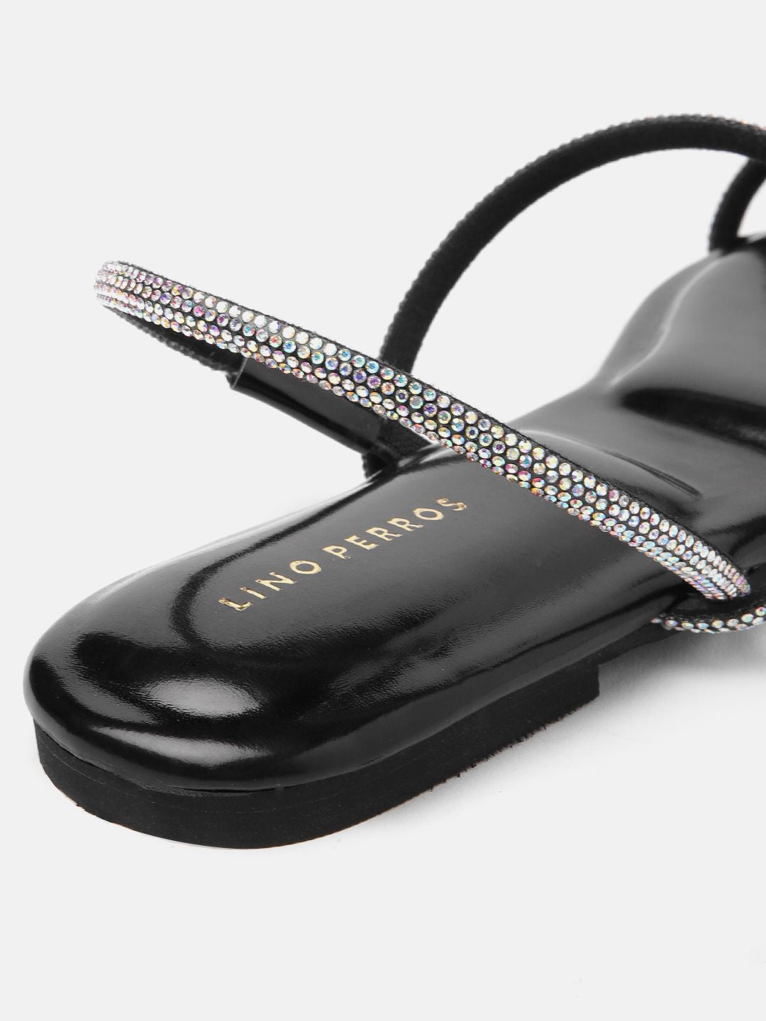 Lino Perros Women Embellished Open Toe Flats